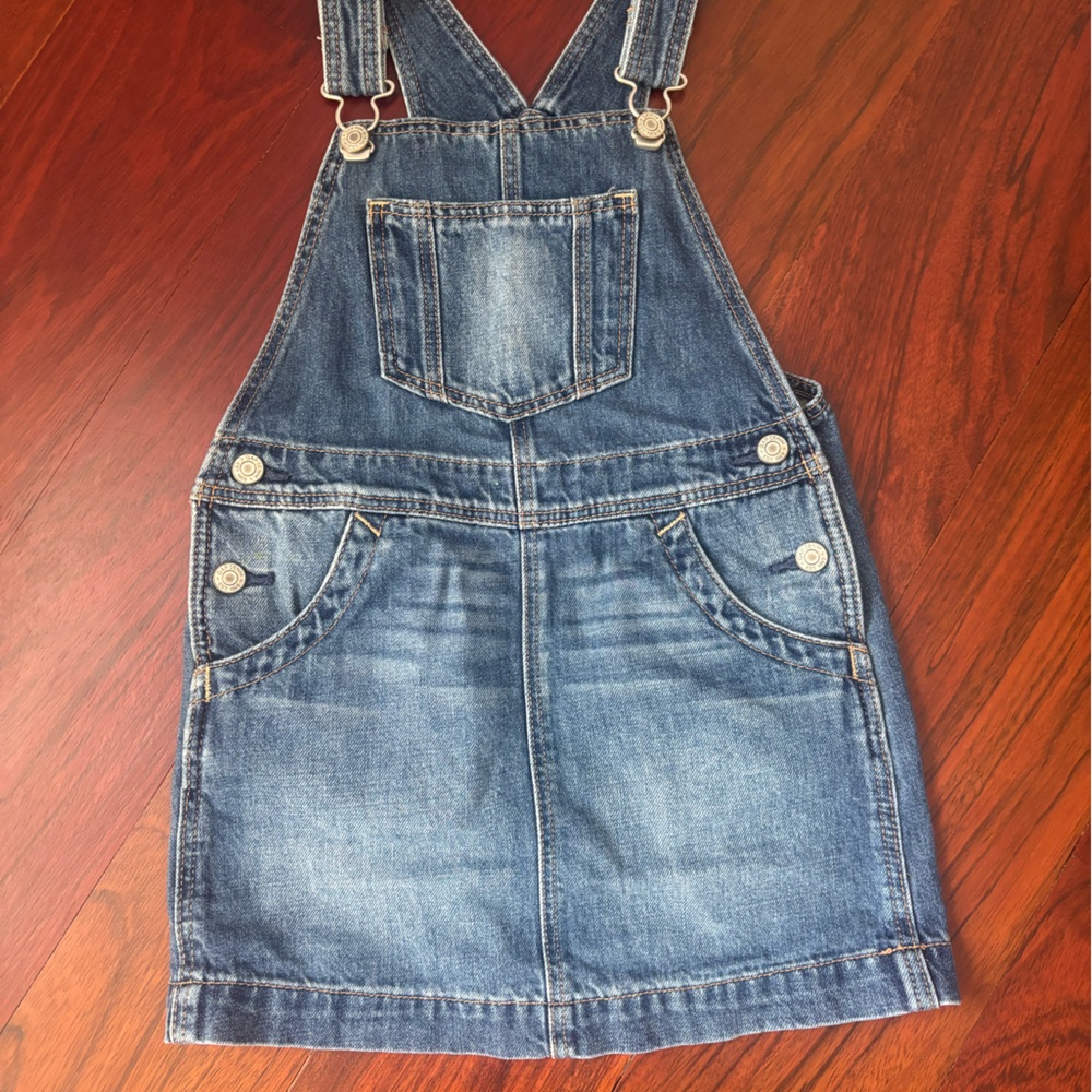 Gap denim overall skirt- size 5T